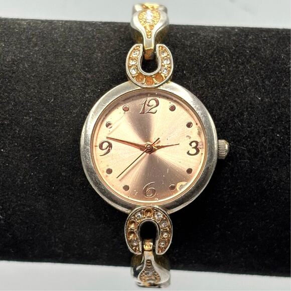Rose Gold Crystal Watch - Picture 1 of 5